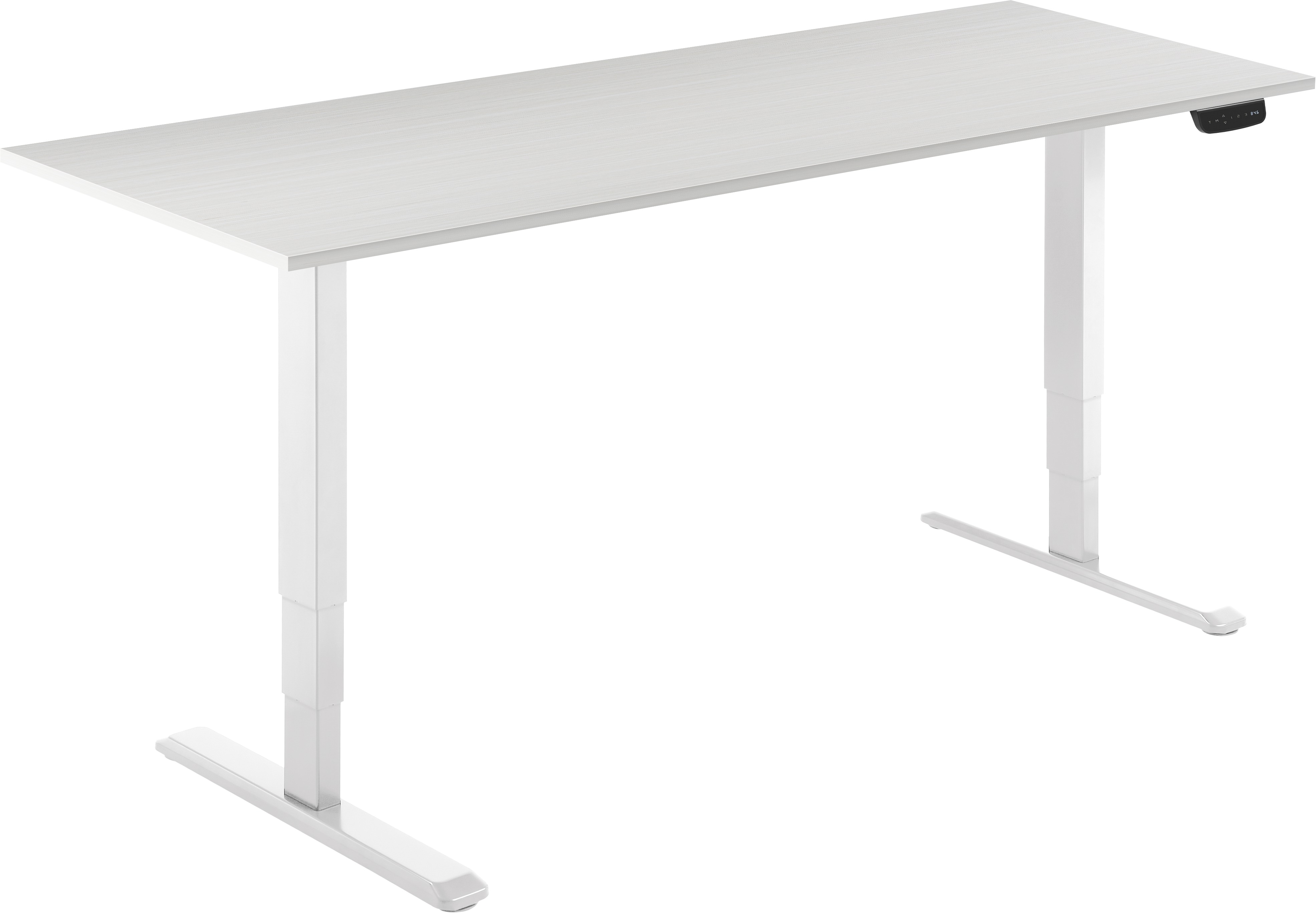 AlzaErgo Table ET1 NewGen bílý kancelářský stůl s deskou 140x80 cm