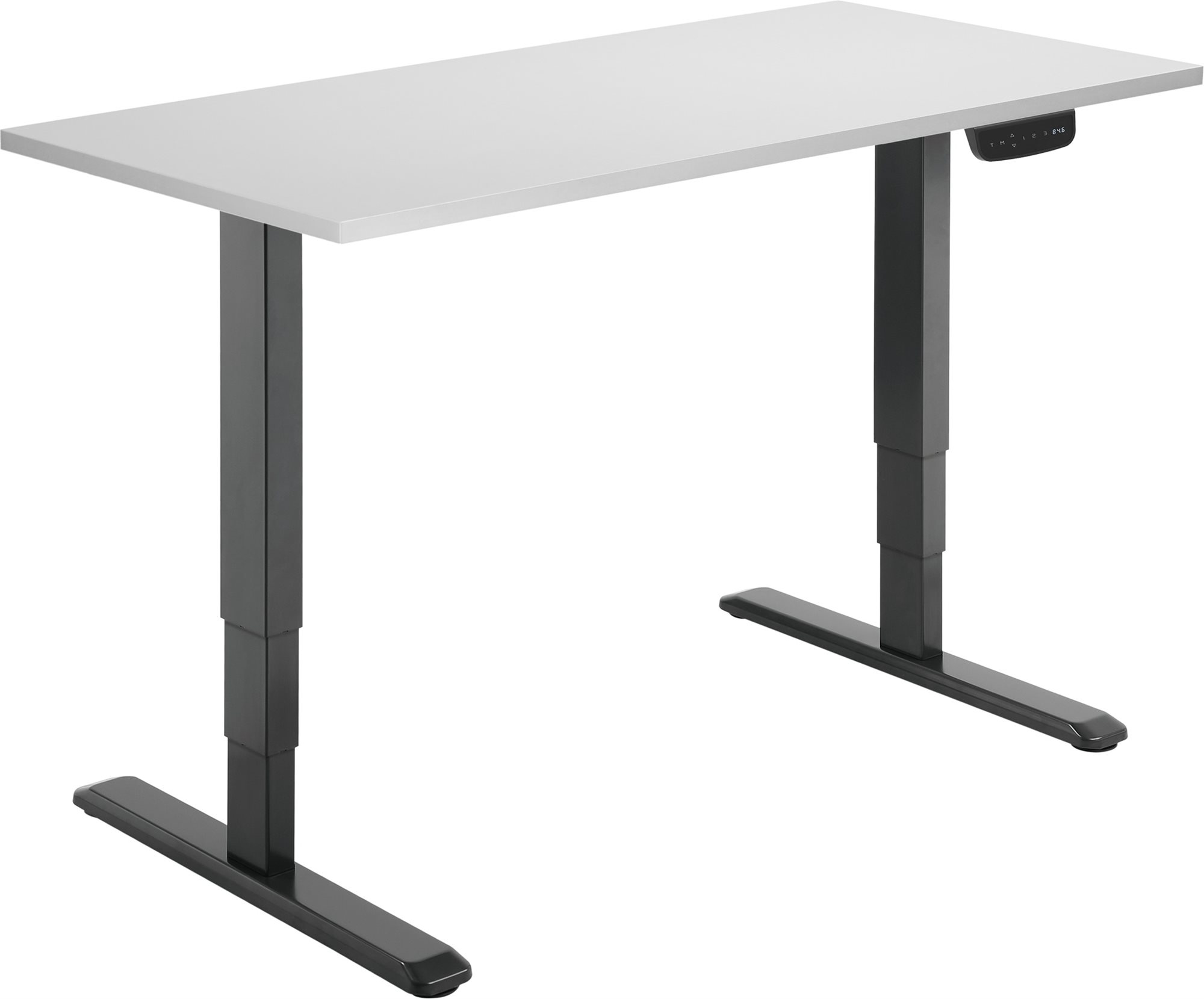 AlzaErgo Table ET1 NewGen černý s bílou deskou 120x80 cm