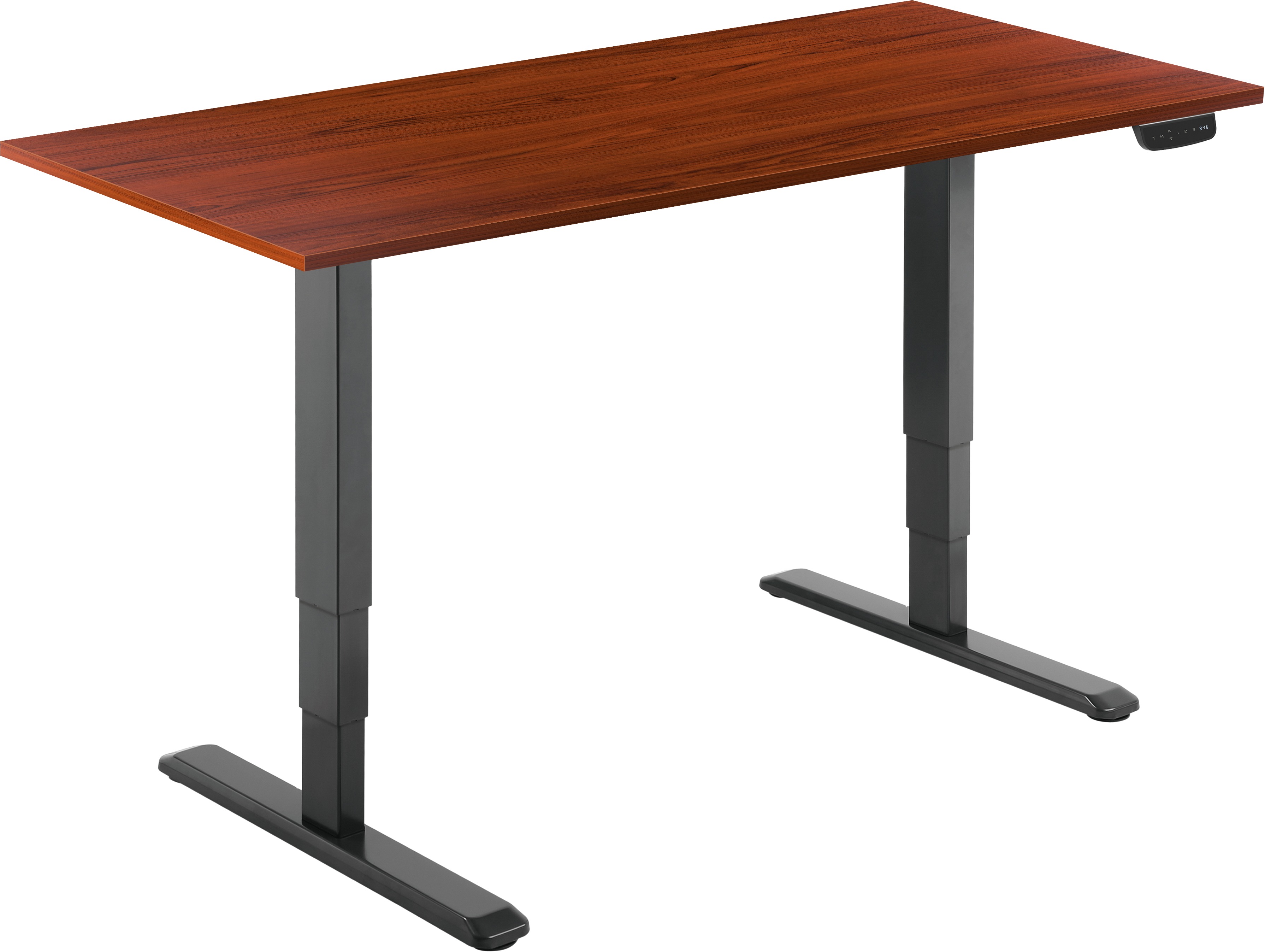 AlzaErgo Table ET1 NewGen černý stůl s deskou 120×80 cm