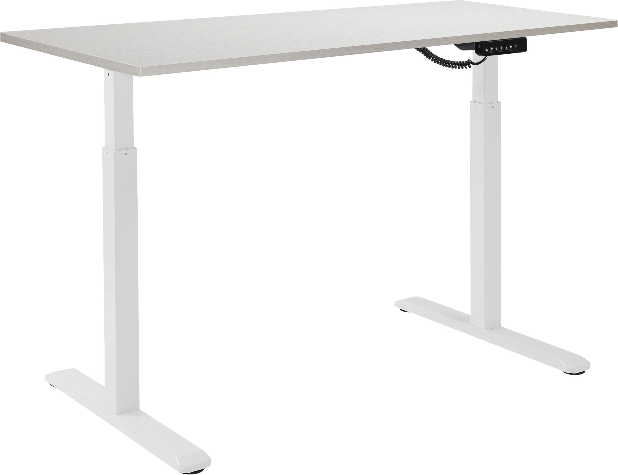 AlzaErgo Table ET2 bílý stůl s deskou 120x80 cm