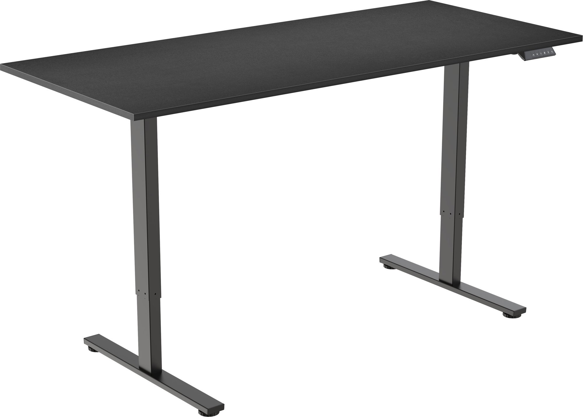 AlzaErgo Table ET2 Core černý + deska 140×80 cm lamino černá