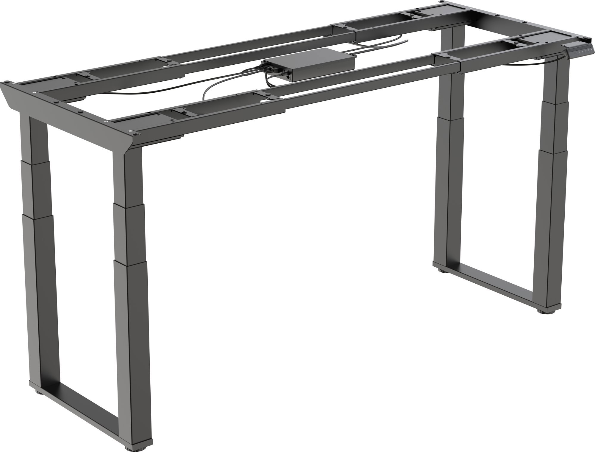 AlzaErgo Table ET7 Heavy Duty černý kancelářský stůl