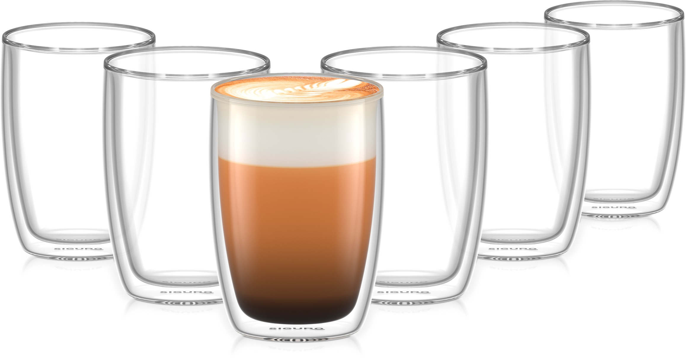 Siguro Termosklenice Capuccino, 170 ml, 6ks