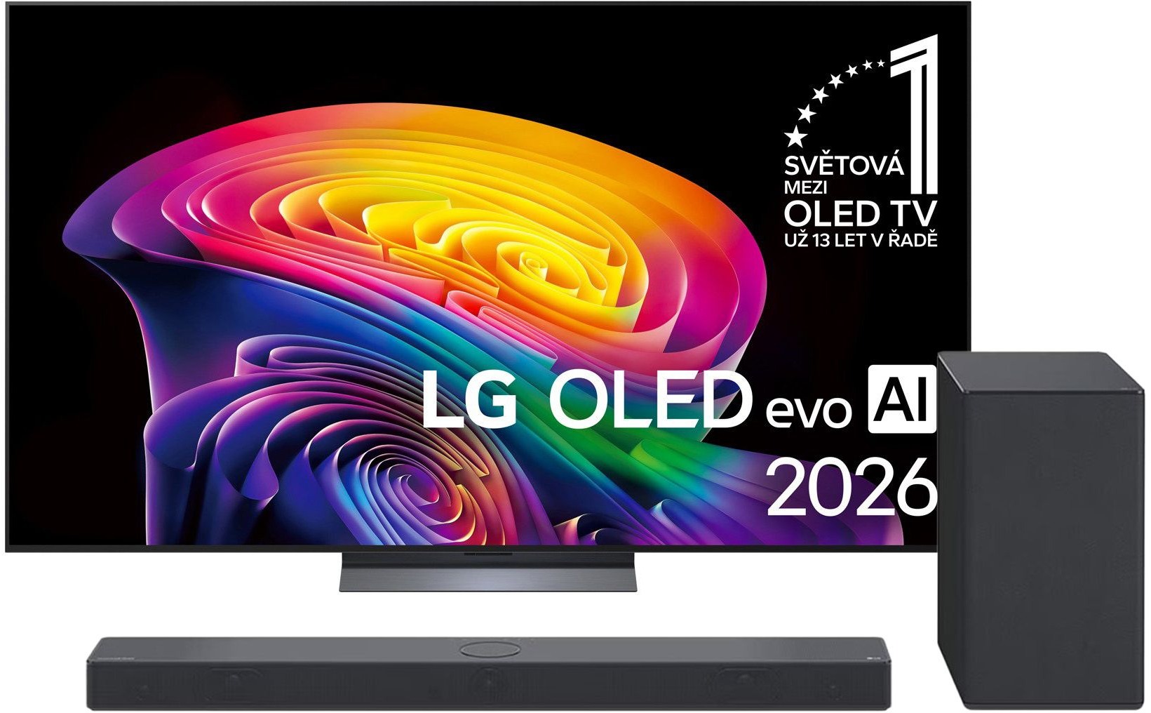 77" LG OLED77C64LA + Soundbar SC9S