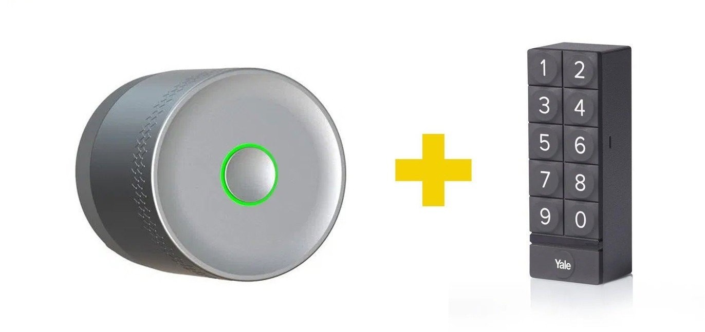 Yale Linus L2 Lite, stříbrný + Yale Linus klávesnice