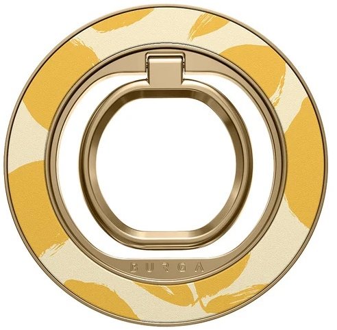 Burga Magnetic Ring Holder Gold Lemon Tart