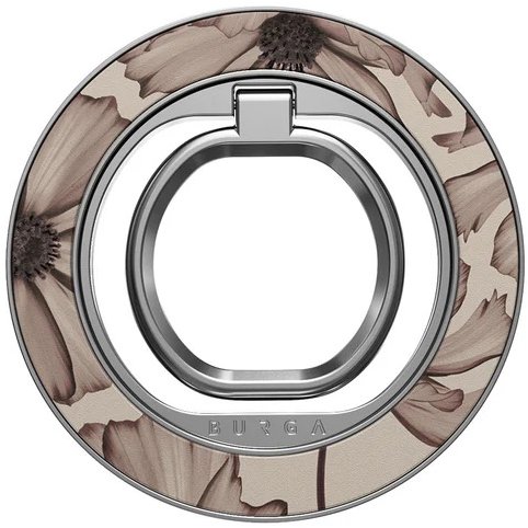 Burga Magnetic Ring Holder Silver Barely Yours