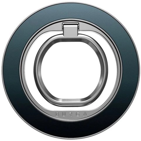 Burga Magnetic Ring Holder Silver Black Hole