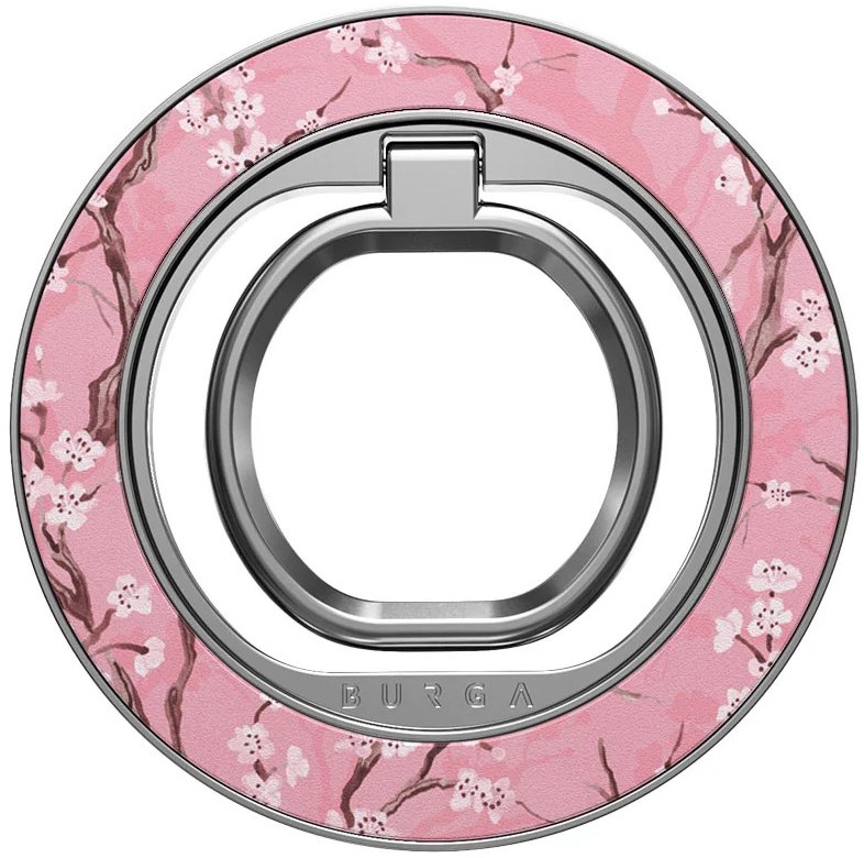 Burga Magnetic Ring Holder Silver Sakura
