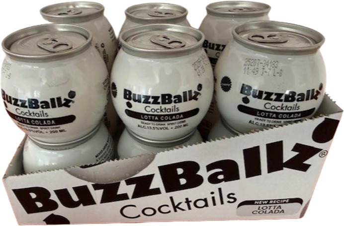 BuzzBallz Cocktails Lotta Colada 0,2 l 13,5 % vol. × 12 ks