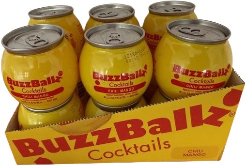 BuzzBallz Cocktails Chili Mango 0,2 l 13,5 % vol. × 12 ks