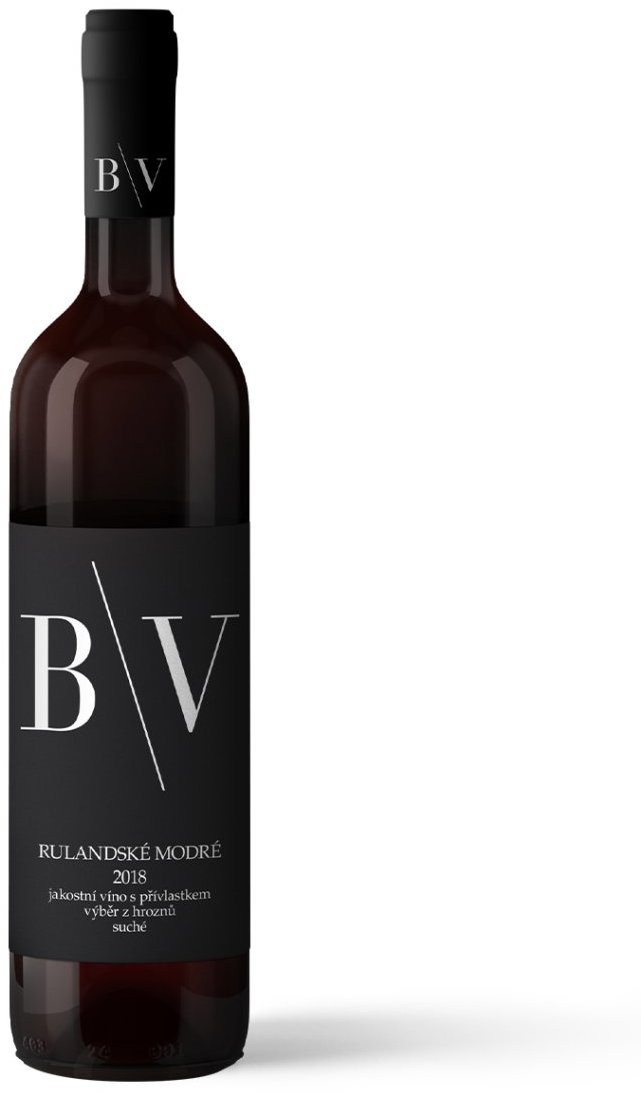B\V vinařtsví, Rulandské modré, 2018, 0,75 l, 14 % vol.
