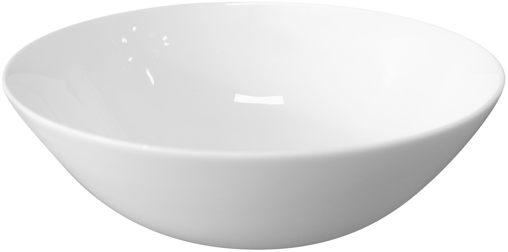 by inspire Porcelánová polévková miska Luna průměr 18,5 cm, bílá