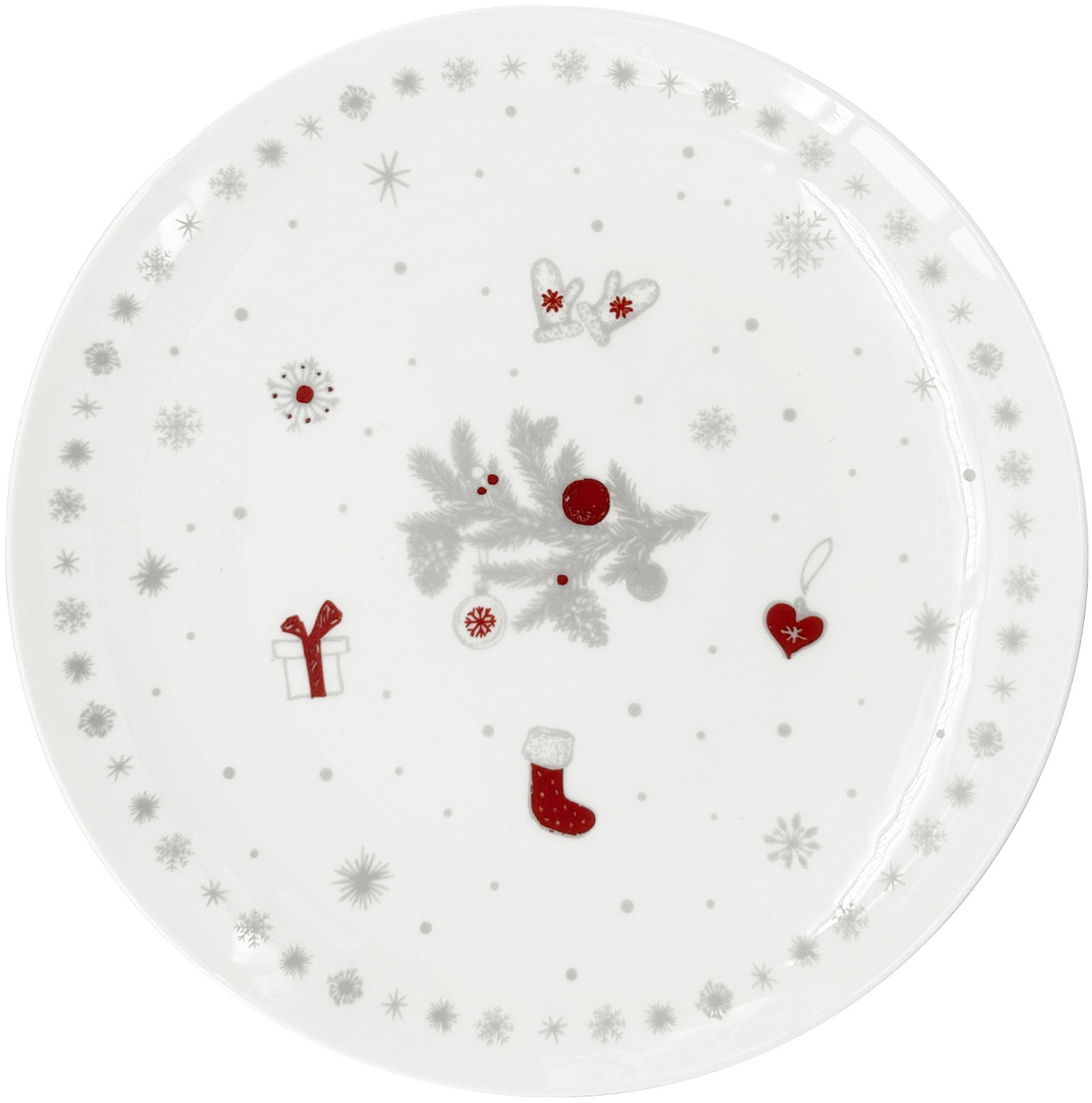 by inspire Porcelánový dezertní talíř Luna Koleda, 20,5 cm