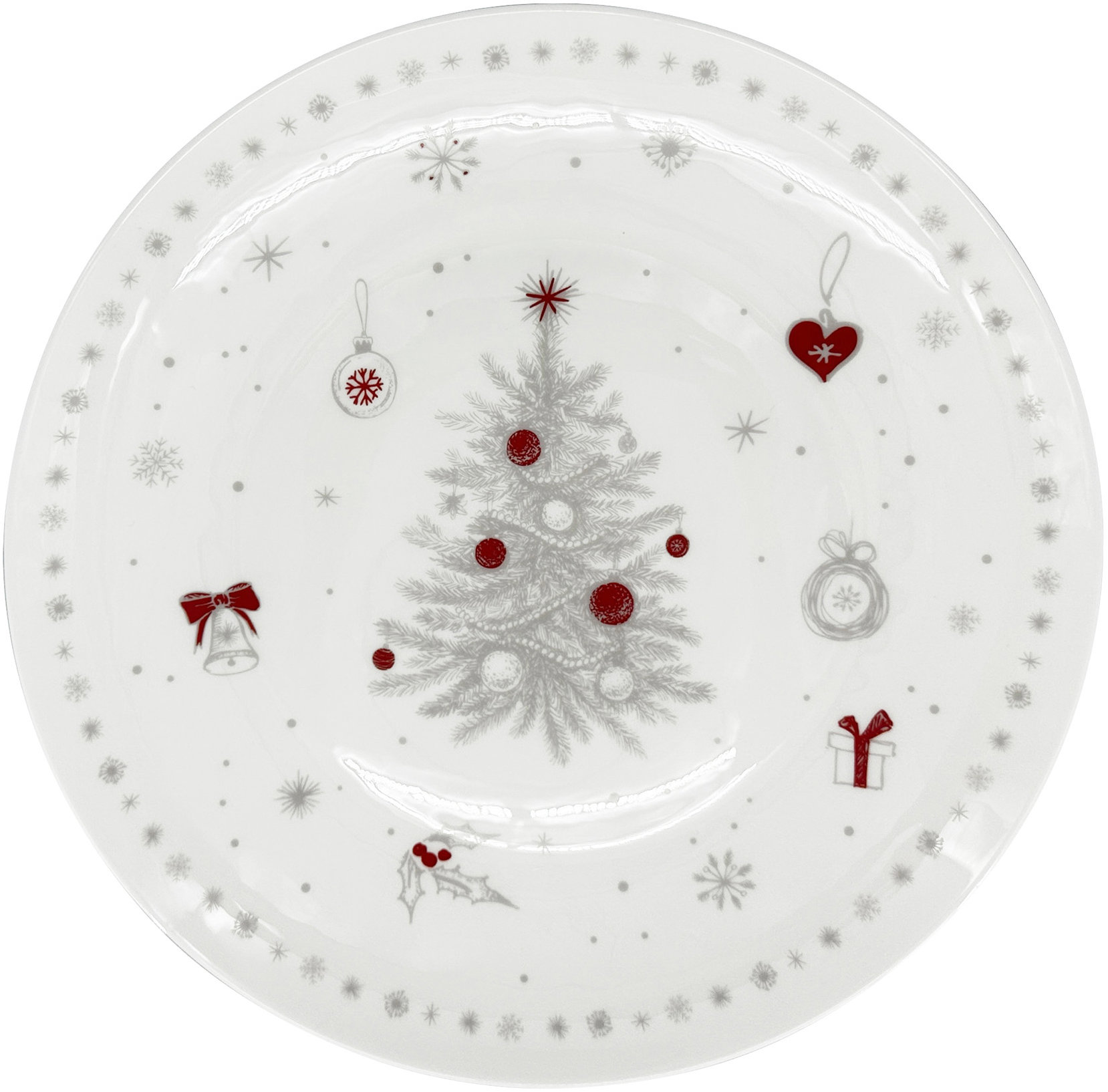 by inspire Porcelánový mělký talíř Luna Koleda, 28 cm