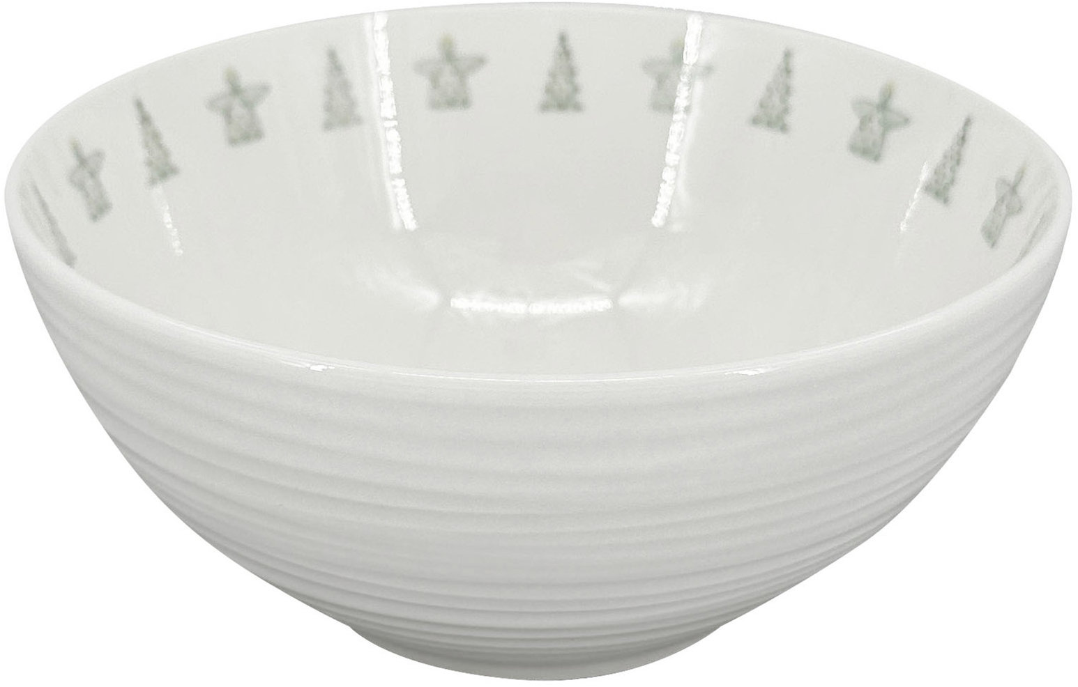 by inspire Porcelánová miska Croft Advent 16 cm, zelená
