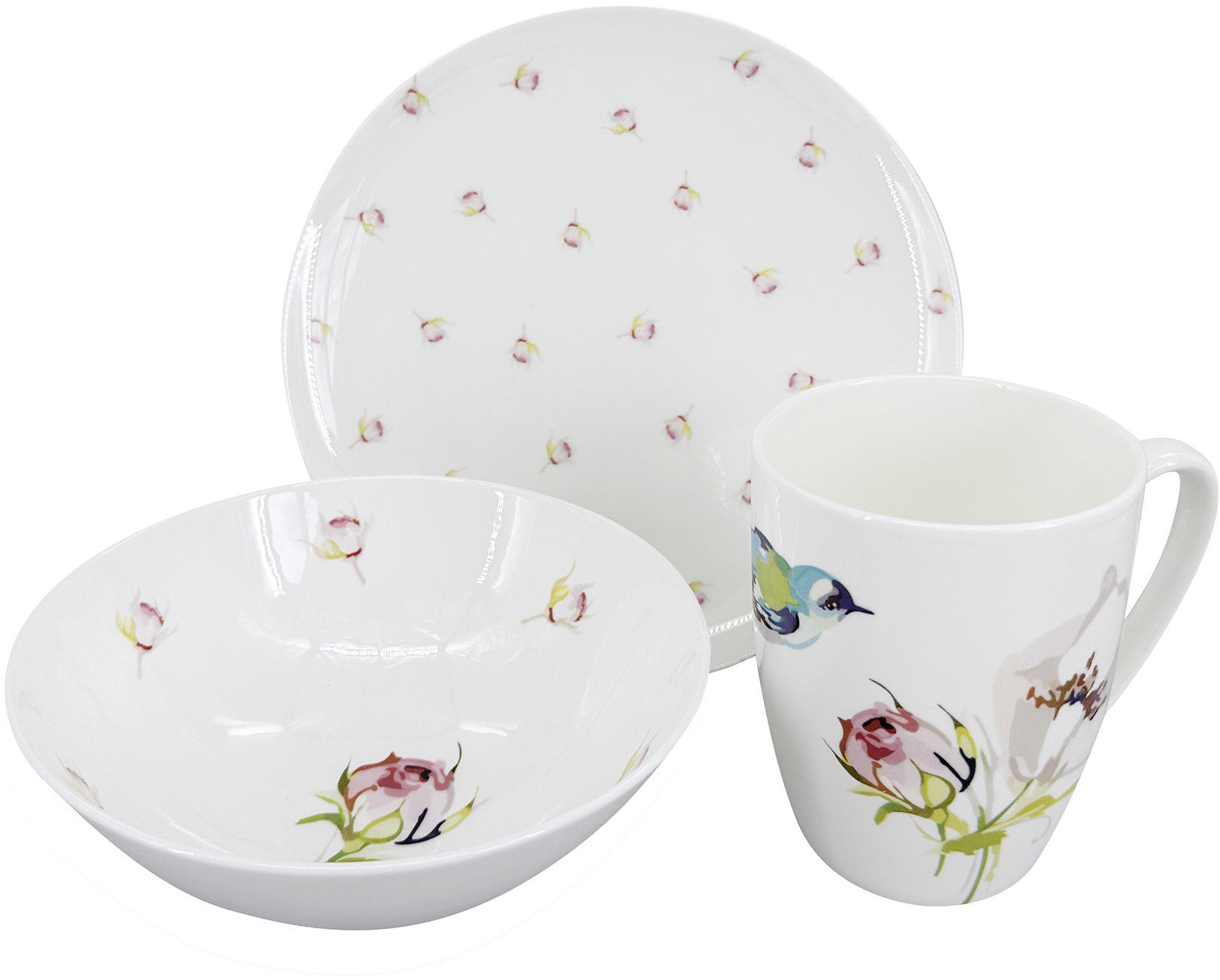 by inspire Snídaňový porcelánový set Luna Poetica