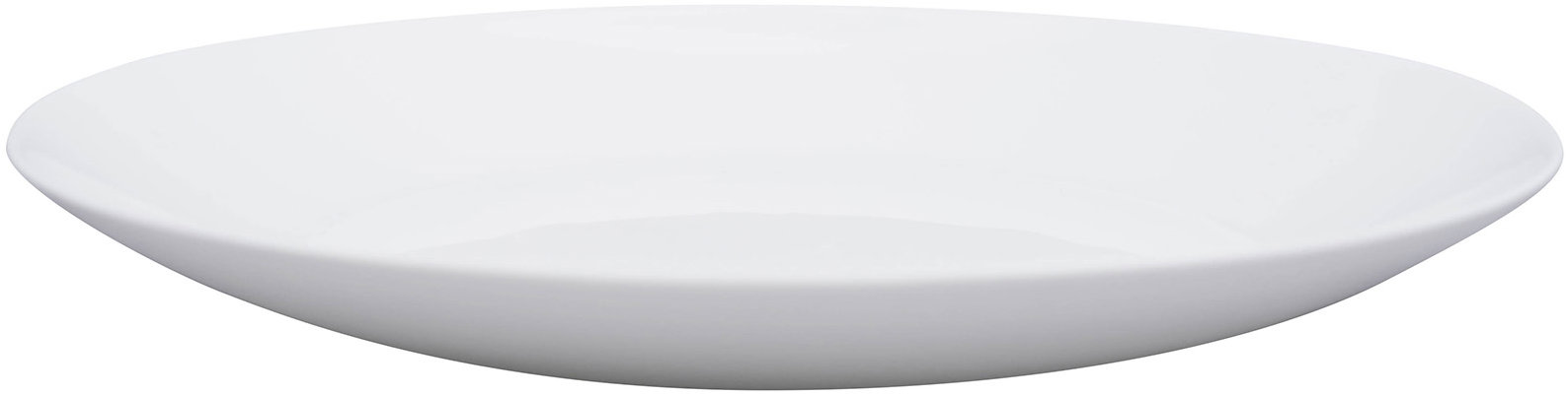 by inspire Mělký talíř Aura Opal o 25,4 cm, bílý