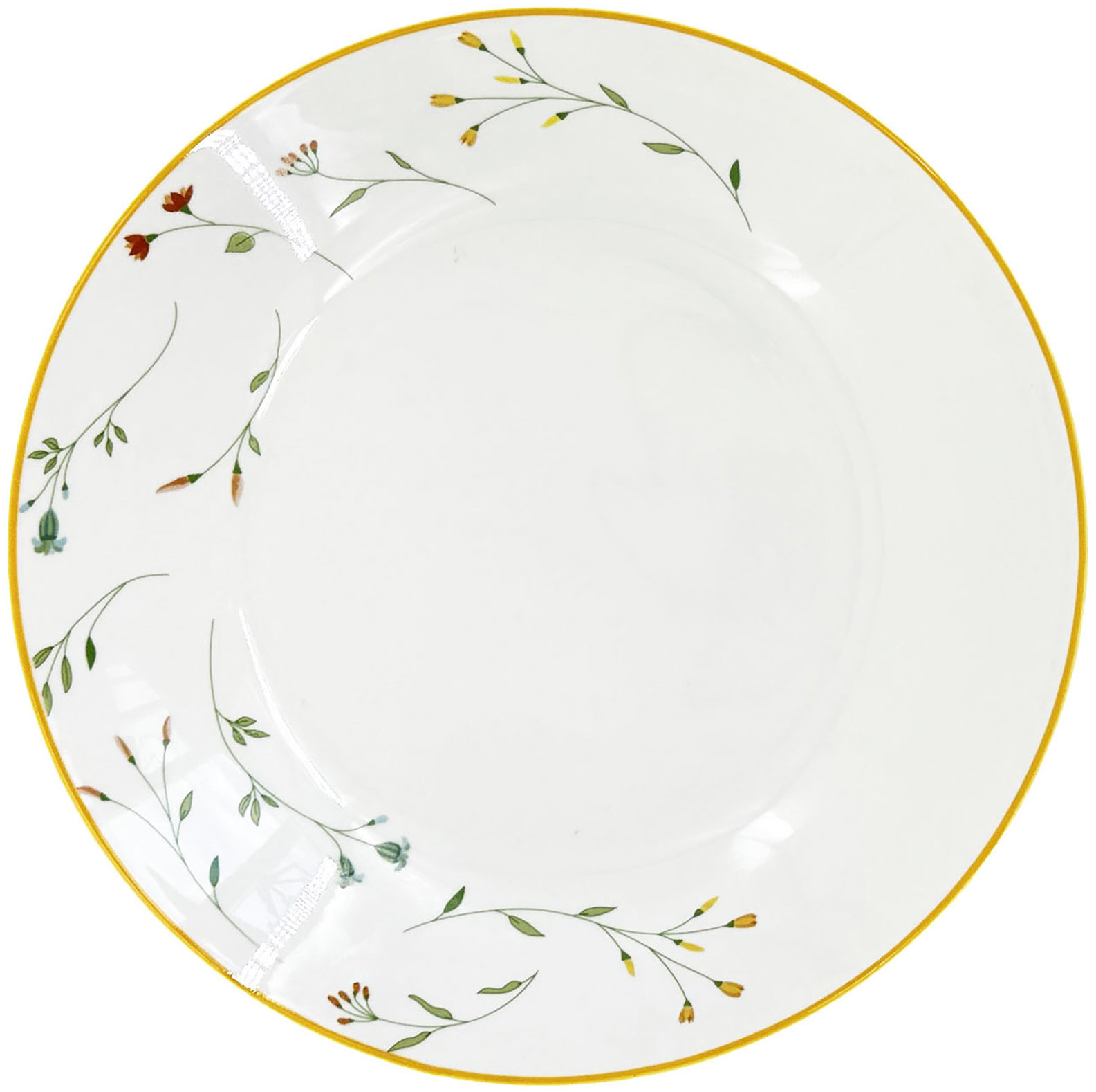 by inspire Linea Botanic Hluboký porcelánový talíř, průměr 20,5 cm