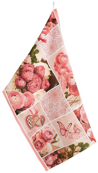 BELLATEX Utěrka 50 × 70 cm 303 patchwork růžový