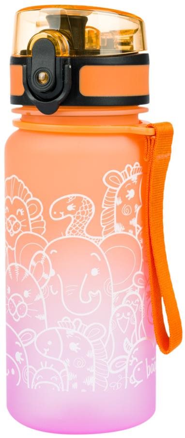BAAGL Tritanová láhev na pití Gradient Zvířata, 350 ml