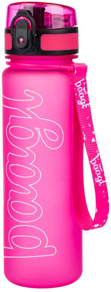 BAAGL Tritanová láhev na pití Logo - růžová, 500 ml