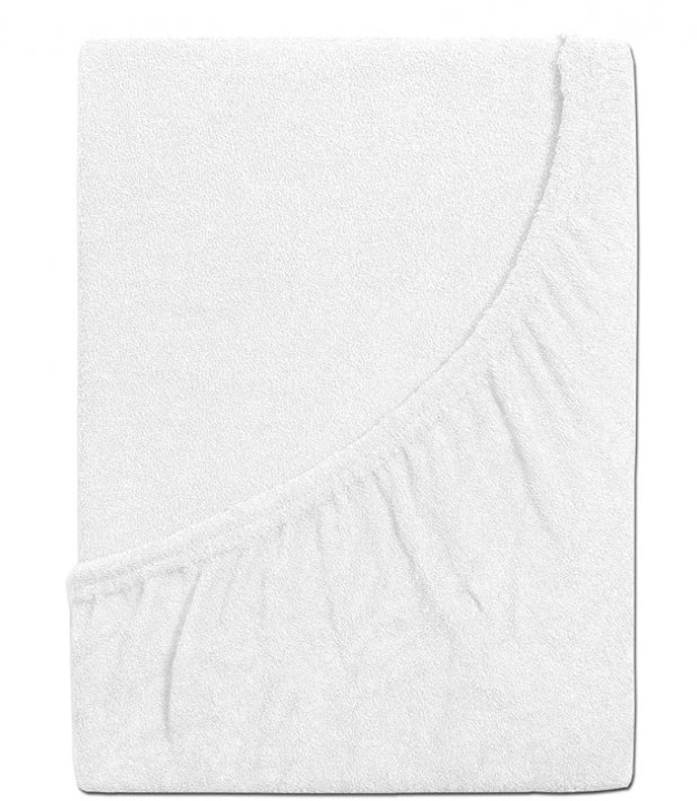 B.E.S. PETROVICE Prostěradlo Froté PERFECT 90 × 200 cm, bílé