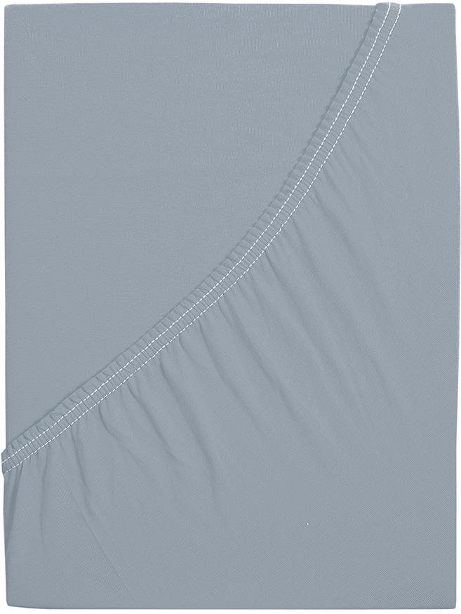 B.E.S. PETROVICE Prostěradlo Jersey česaná bavlna MAKO 200 × 220 cm, šedé