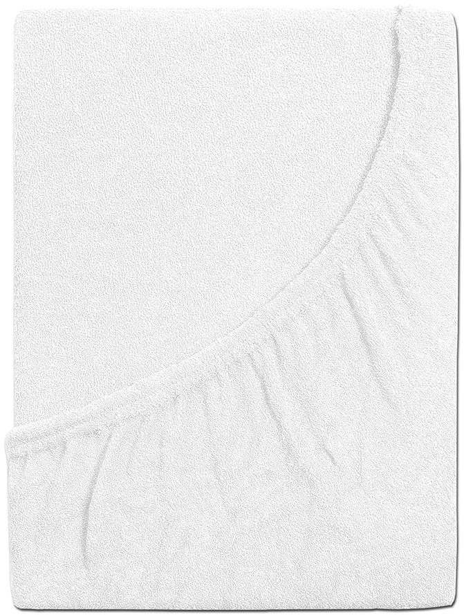 B.E.S. PETROVICE Prostěradlo Froté PERFECT 200 × 200 cm, bílé