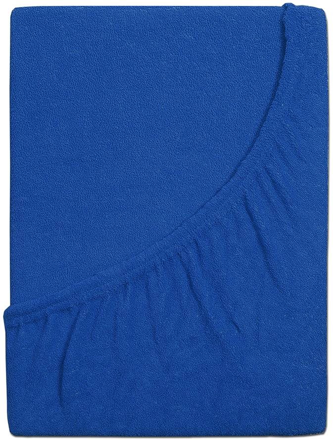 B.E.S. PETROVICE Prostěradlo Froté PERFECT 200 × 220 cm, královsky modré