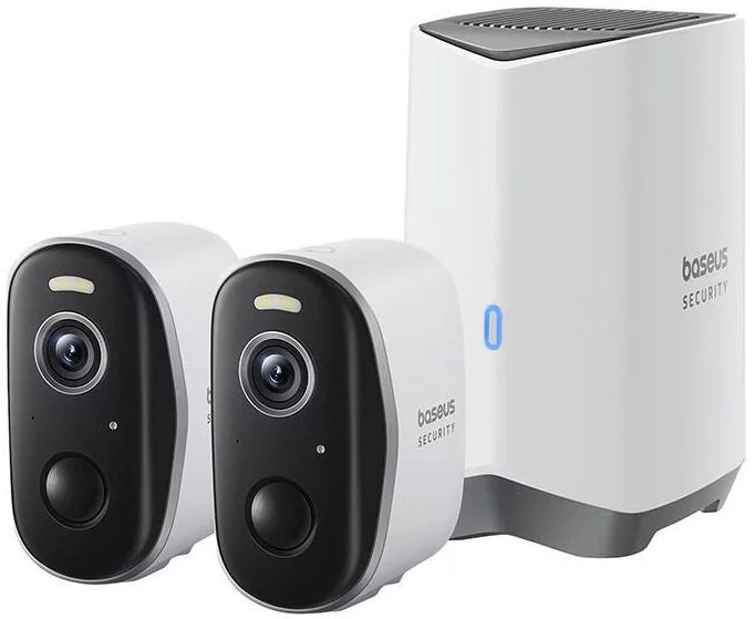 Baseus Security N1 Plus 2K sada kamer s centrální stanicí