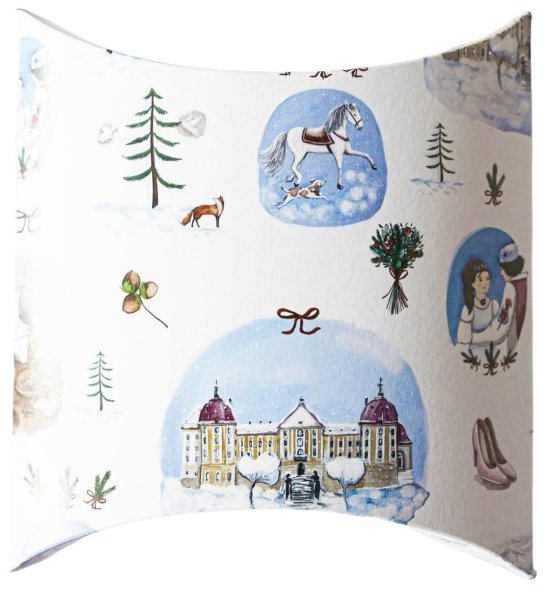 Dárková krabička EKO, Popelka, střední, 3 ks