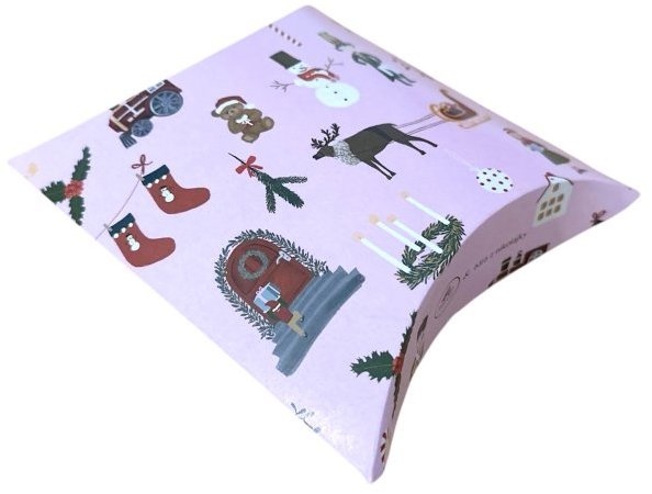 BE NICE EKO Krabička Anglická pohádka, růžová, malá, 3 ks