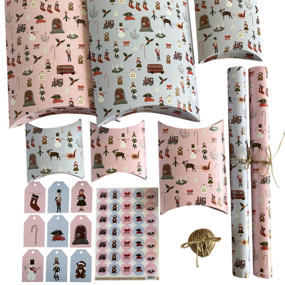 Be Nice EKO vánoční balicí sada Anglická pohádka