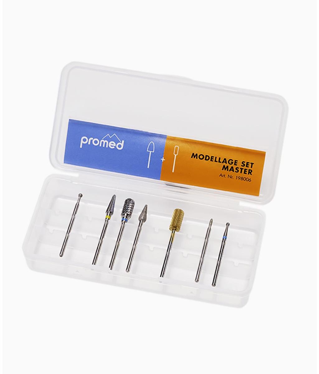 PROMED Sada fréz na nehty 198006 Comfort Set 7 ks Modelovací sada Master