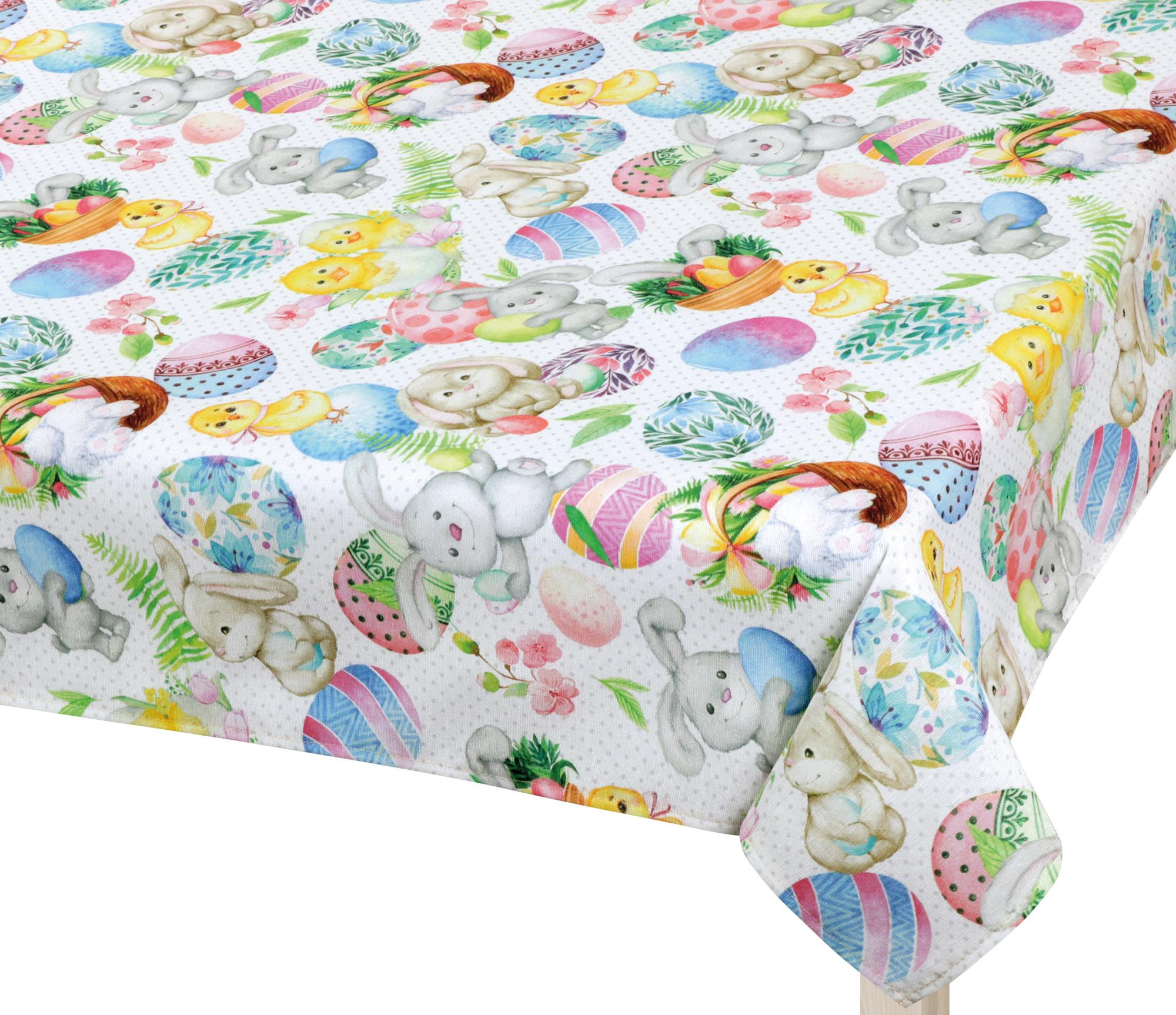 BELLATEX Ubrus Ema 556 50 × 50 cm zajíček a kuřátko