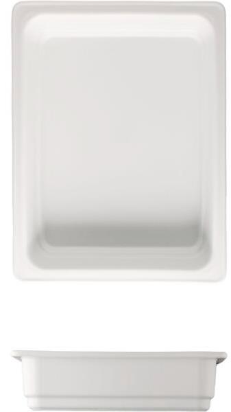 G. Benedikt Porcelánová gastronádoba GN 1/2 35,6 × 26,7 cm, bílá