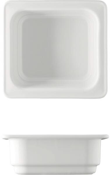 G. Benedikt Porcelánová gastronádoba GN 1/6 17,3 × 16,2 cm, bílá