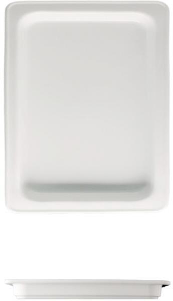 G. Benedikt Porcelánová gastronádoba GN 1/2 35,6 × 26,7 cm, bílá