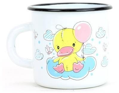 BELIS Smaltovaný hrnek Káčátko 0,35l, O8cm