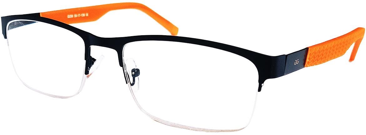 GLASSA brýle na čtení G 230, +3,50 dio, oranžovo/černá