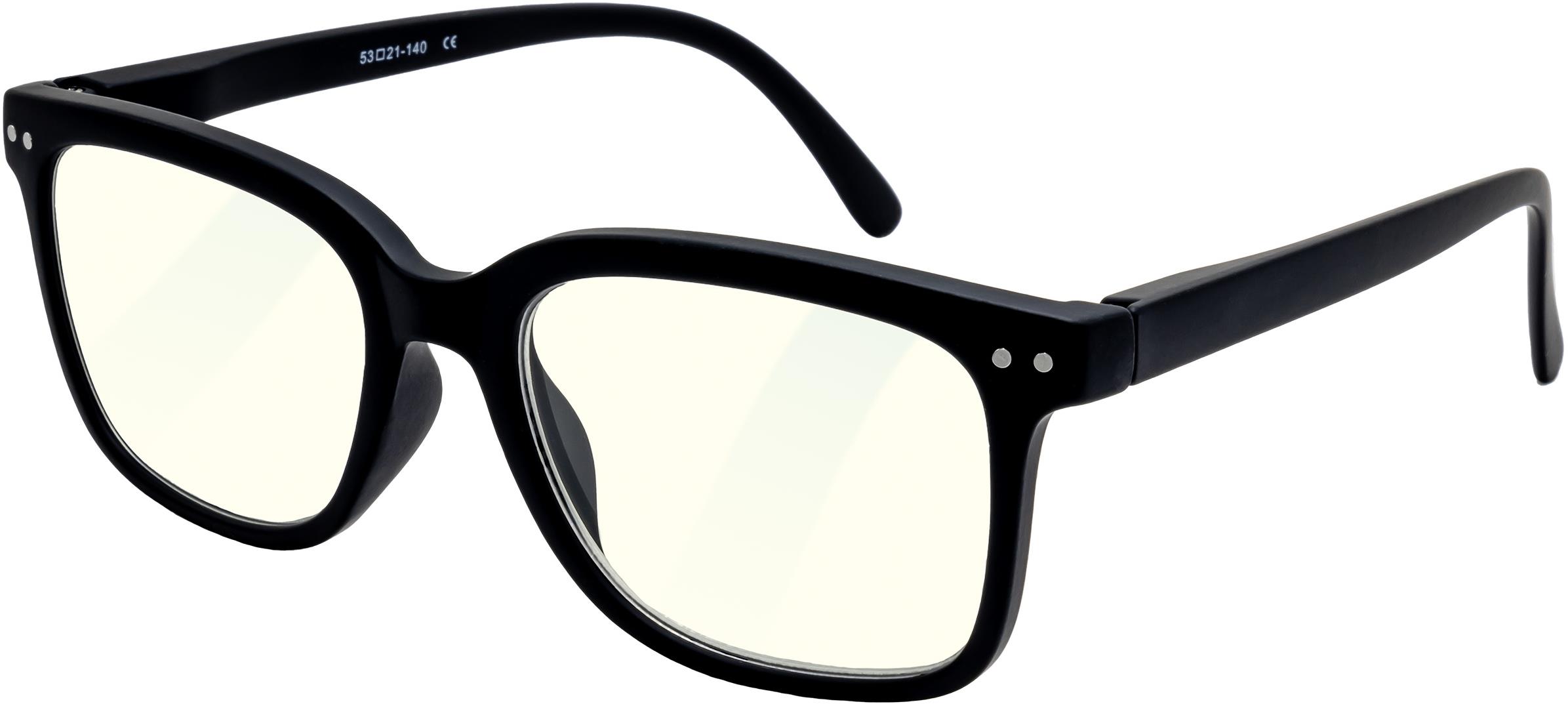 GLASSA, Blue Light Blocking Glasses PCG 013, +0,50 dio, černé