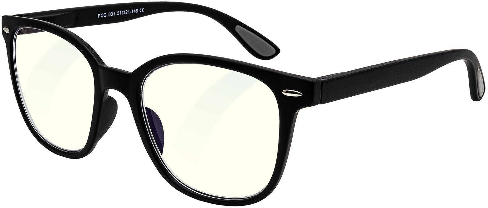 GLASSA Blue Light Blocking Glasses PCG 031, +1,50 dio, černé