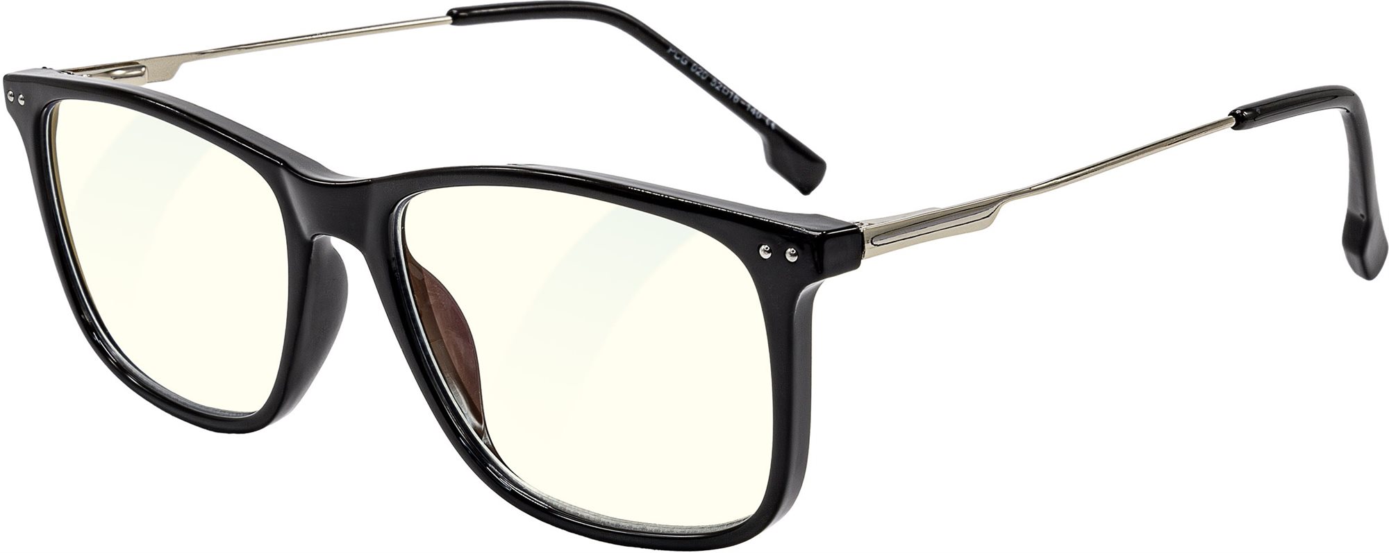 GLASSA Blue Light Blocking Glasses PCG 020, +1,50 dio, černé
