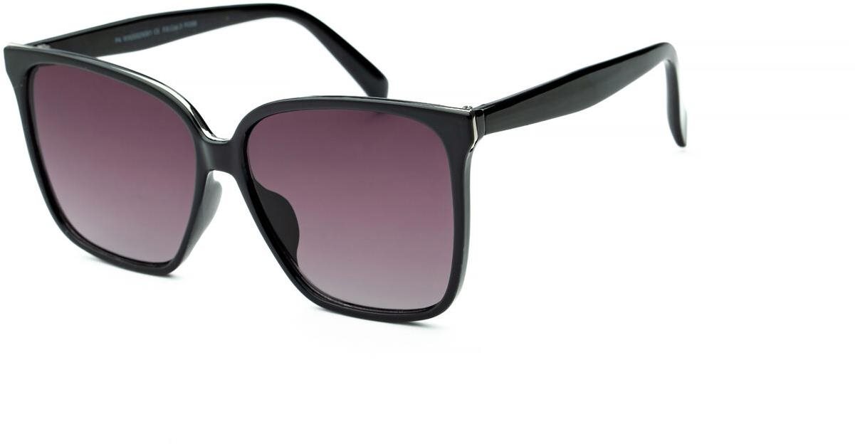 Sluneční brýle WAYE - 4 Shiny Black w Gradient Smoke lens Cat. 2