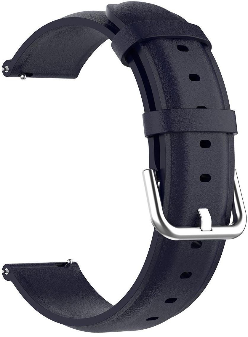 BStrap Leather Lux Universal Quick Release 20mm, navy blue