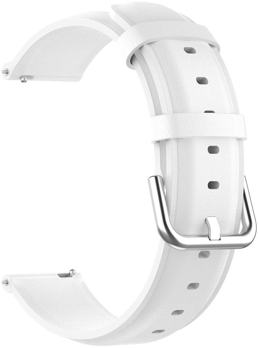 BStrap Leather Lux Universal Quick Release 22mm, white