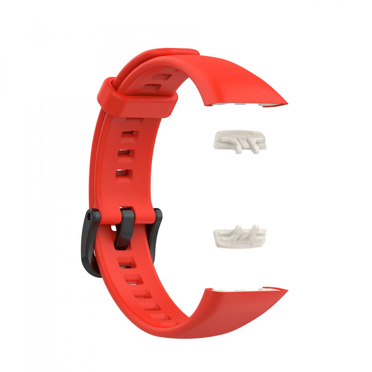 BStrap Silicone pro Honor Band 6, red