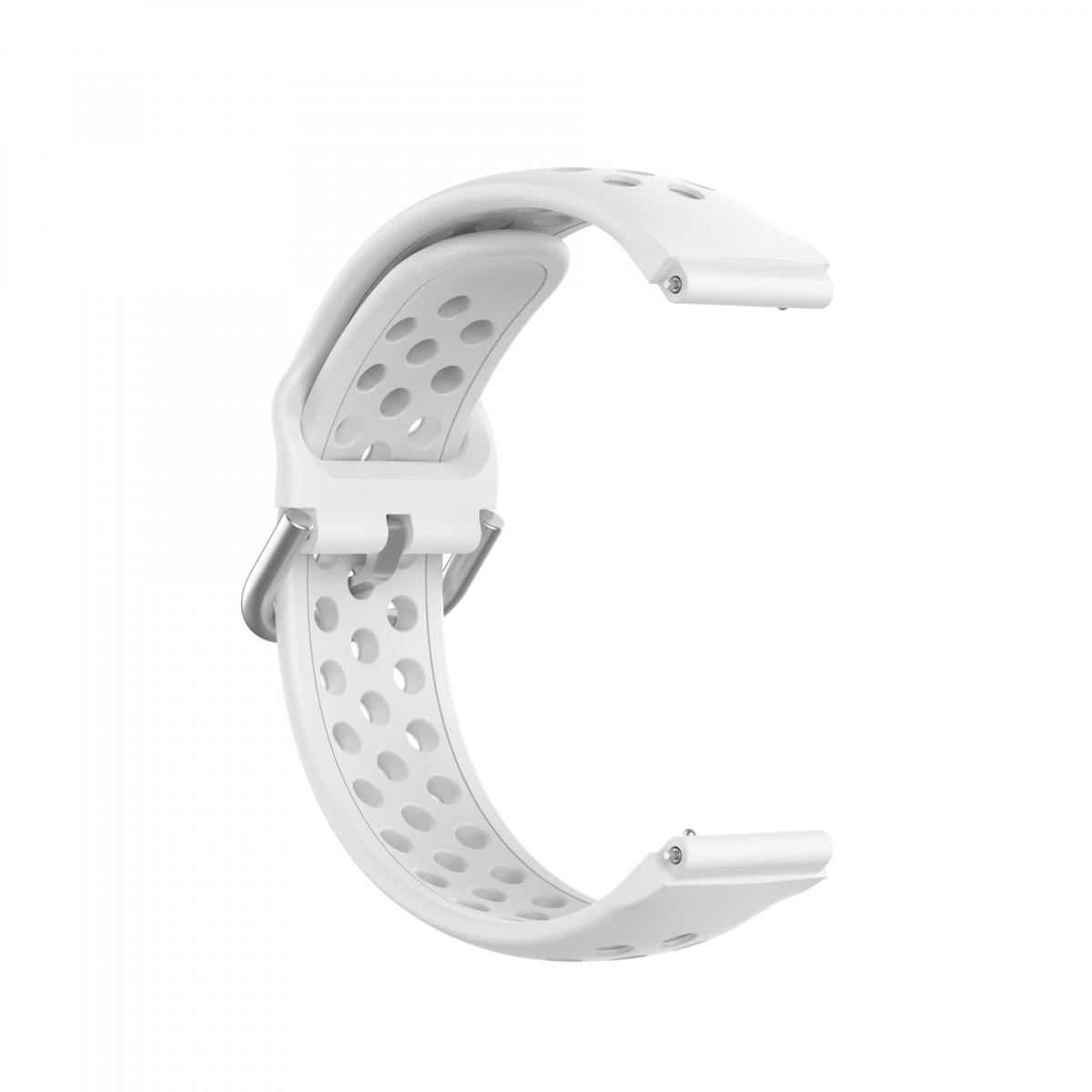 BStrap Silicone Dots Universal Quick Release 18mm, white