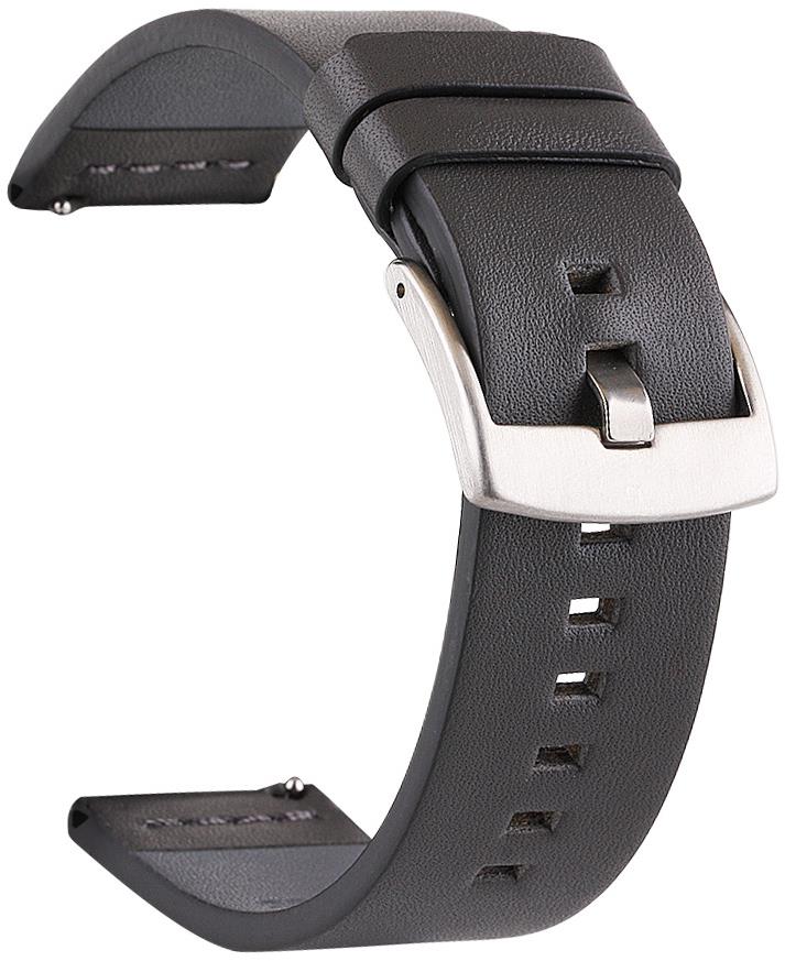 BStrap Fine Leather Universal Quick Release 22mm, black